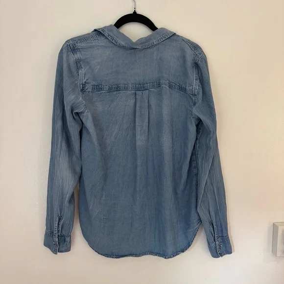 Splendid western costal cowboy Light Blue Denim Shirt size medium - Picture 5 of 5